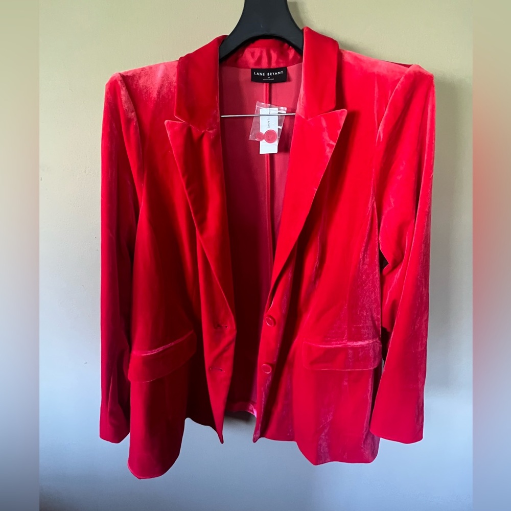 Velvet, Red Blazer